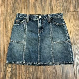 Gap denim mini skirt